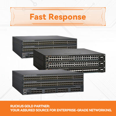 RUCKUS network switch ICX 7550-24F Stackable Fiber Switch 10G SFP+ 100GbE Uplink