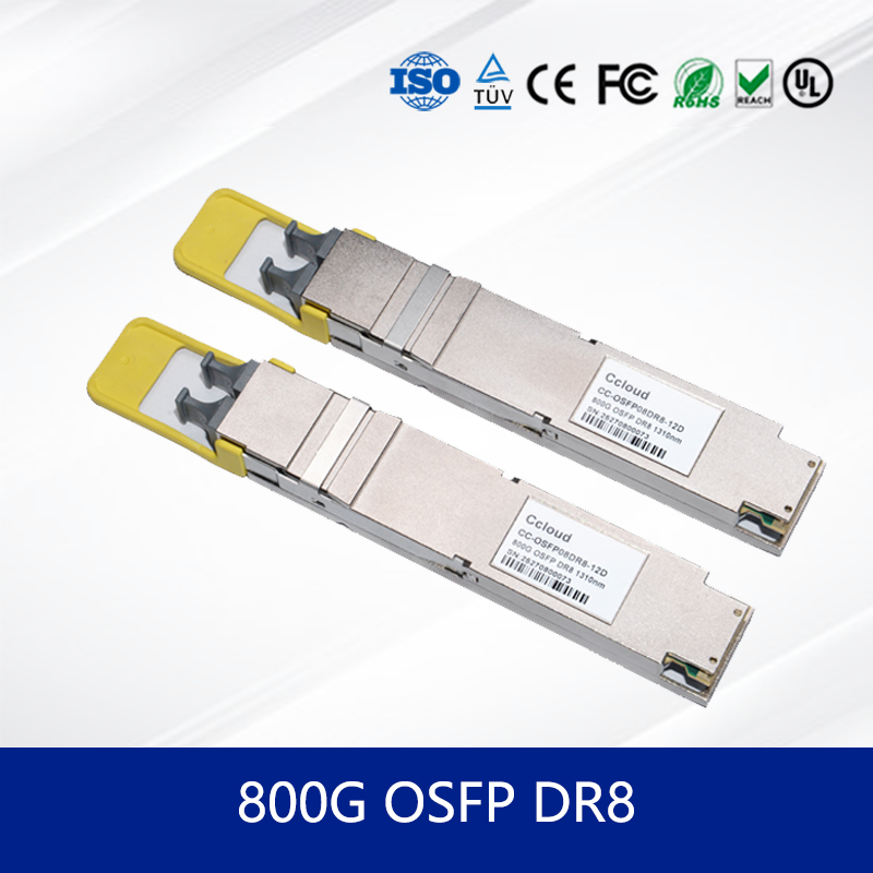 Reliable optical transceiver module 800G OSFP DR8 Transceiver for High-Performance Data Transmission