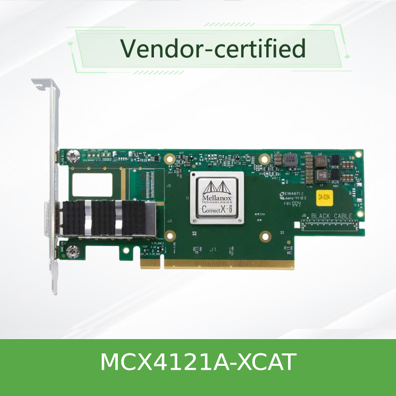 MCX4121A-XCAT Mellanox Network Card 25Gb/S SFP28 QSFP28 Low Latency Flexible