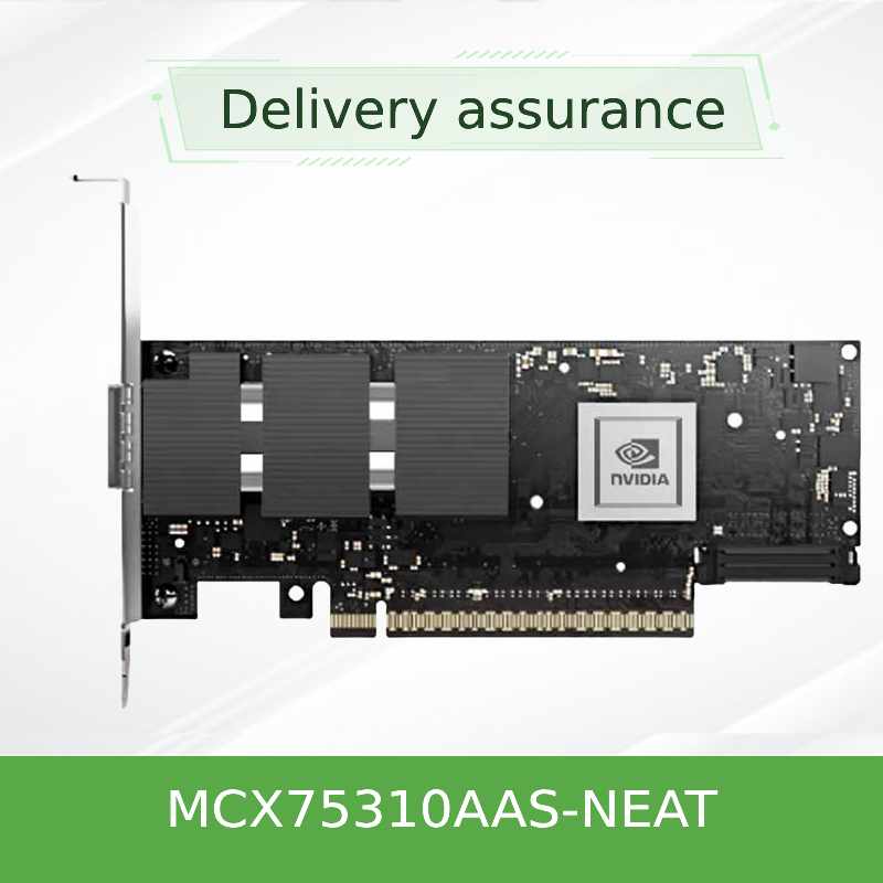 Nvidia Connectx-7 Adapter MCX75310aas-Neat (900-9X766-003N-SQ0) Single-Port Osfp Infiniband: Ndr 400GB/S (Default speed) Ethernet: 400gbe