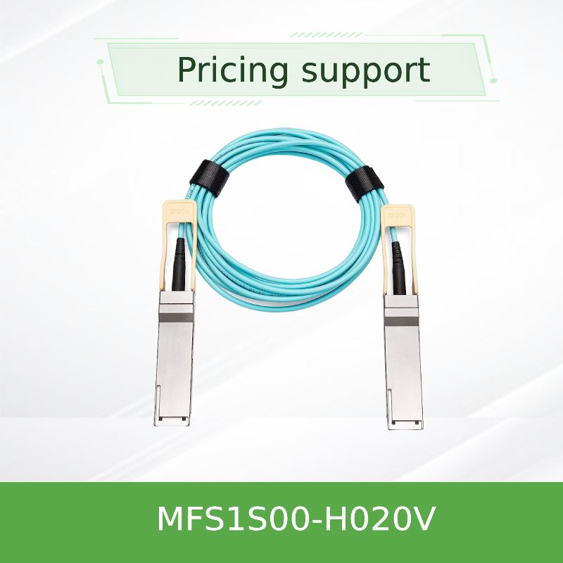 MFS1S00-H020V(980-9I45T-00H020) Mellanox Aoc Cable Ethernet 200GbE QSFP56 Active Optical Cable infiniband cables