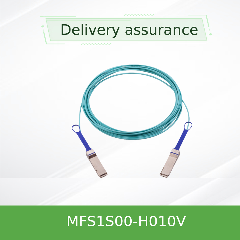 High Speed MFS1S00-H010V Mellanox Aoc 10 Meters Mellanox AOC cable