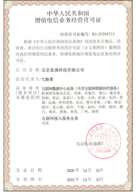 China Hong Kong Starsurge Group Co., Limited certification